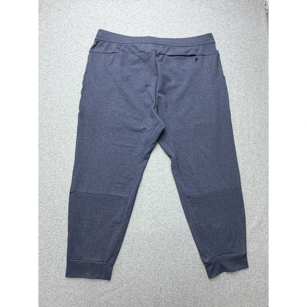Public Rec Jogger Pants Mens 40x28 Blue Athletic Stretch Zip Pockets Casual